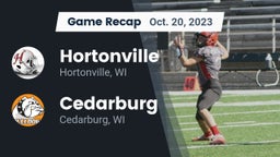 Recap: Hortonville  vs. Cedarburg  2023