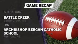 Recap: Battle Creek  vs. Archbishop Bergan Catholic School 2016