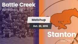 Matchup: Battle Creek HS vs. Stanton  2016