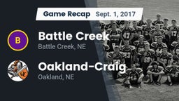 Recap: Battle Creek  vs. Oakland-Craig  2017