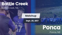 Matchup: Battle Creek HS vs. Ponca  2017