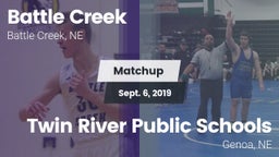 Matchup: Battle Creek HS vs. Twin River Public Schools 2019