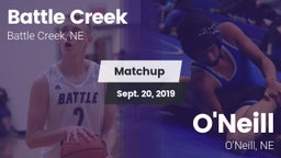 Matchup: Battle Creek HS vs. O'Neill  2019