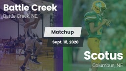 Matchup: Battle Creek HS vs. Scotus  2020