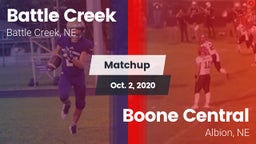 Matchup: Battle Creek HS vs. Boone Central  2020