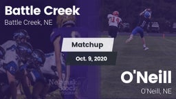 Matchup: Battle Creek HS vs. O'Neill  2020