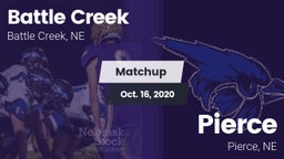 Matchup: Battle Creek HS vs. Pierce  2020