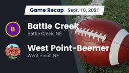 Recap: Battle Creek  vs. West Point-Beemer  2021