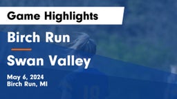 Birch Run  vs Swan Valley  Game Highlights - May 6, 2024