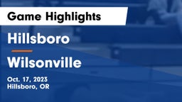 Hillsboro  vs Wilsonville  Game Highlights - Oct. 17, 2023