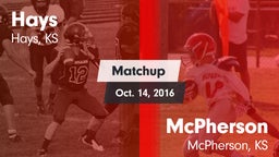 Matchup: Hays  vs. McPherson  2016