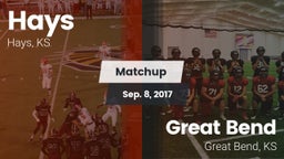 Matchup: Hays  vs. Great Bend  2017