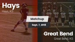 Matchup: Hays  vs. Great Bend  2018