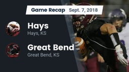 Recap: Hays  vs. Great Bend  2018
