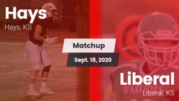 Matchup: Hays  vs. Liberal  2020