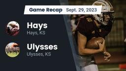 Recap: Hays  vs. Ulysses  2023