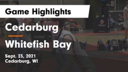 Cedarburg  vs Whitefish Bay  Game Highlights - Sept. 23, 2021