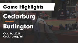 Cedarburg  vs Burlington  Game Highlights - Oct. 16, 2021