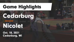 Cedarburg  vs Nicolet  Game Highlights - Oct. 18, 2021