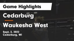 Cedarburg  vs Waukesha West  Game Highlights - Sept. 3, 2022