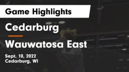 Cedarburg  vs Wauwatosa East  Game Highlights - Sept. 10, 2022