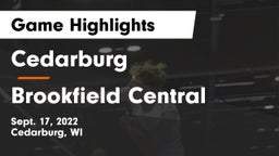 Cedarburg  vs Brookfield Central  Game Highlights - Sept. 17, 2022