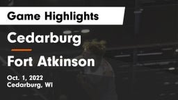 Cedarburg  vs Fort Atkinson  Game Highlights - Oct. 1, 2022