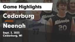 Cedarburg  vs Neenah  Game Highlights - Sept. 2, 2023