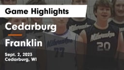Cedarburg  vs Franklin  Game Highlights - Sept. 2, 2023
