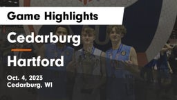 Cedarburg  vs Hartford  Game Highlights - Oct. 4, 2023