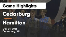 Cedarburg  vs Hamilton  Game Highlights - Oct. 24, 2023