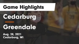 Cedarburg  vs Greendale  Game Highlights - Aug. 28, 2021