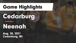 Cedarburg  vs Neenah  Game Highlights - Aug. 28, 2021