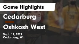 Cedarburg  vs Oshkosh West  Game Highlights - Sept. 11, 2021
