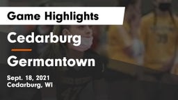 Cedarburg  vs Germantown  Game Highlights - Sept. 18, 2021