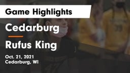 Cedarburg  vs Rufus King  Game Highlights - Oct. 21, 2021