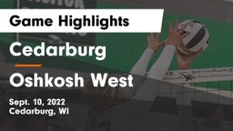 Cedarburg  vs Oshkosh West  Game Highlights - Sept. 10, 2022