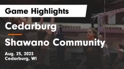 Cedarburg  vs Shawano Community  Game Highlights - Aug. 25, 2023