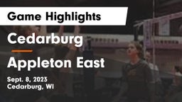 Cedarburg  vs Appleton East  Game Highlights - Sept. 8, 2023