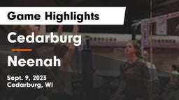 Cedarburg  vs Neenah  Game Highlights - Sept. 9, 2023
