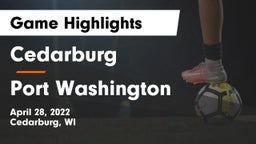 Cedarburg  vs Port Washington  Game Highlights - April 28, 2022