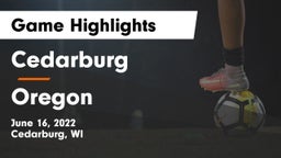 Cedarburg  vs Oregon  Game Highlights - June 16, 2022