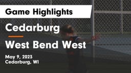 Cedarburg  vs West Bend West  Game Highlights - May 9, 2023
