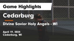 Cedarburg  vs Divine Savior Holy Angels - WI Game Highlights - April 19, 2024
