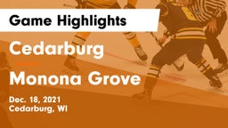 Cedarburg  vs Monona Grove  Game Highlights - Dec. 18, 2021