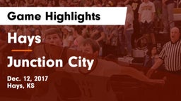 Hays  vs Junction City  Game Highlights - Dec. 12, 2017