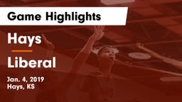 Hays  vs Liberal  Game Highlights - Jan. 4, 2019