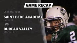 Recap: Saint Bede Academy vs. Bureau Valley  2016
