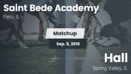 Matchup: Saint Bede Academy vs. Hall  2016