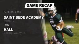 Recap: Saint Bede Academy vs. Hall  2016